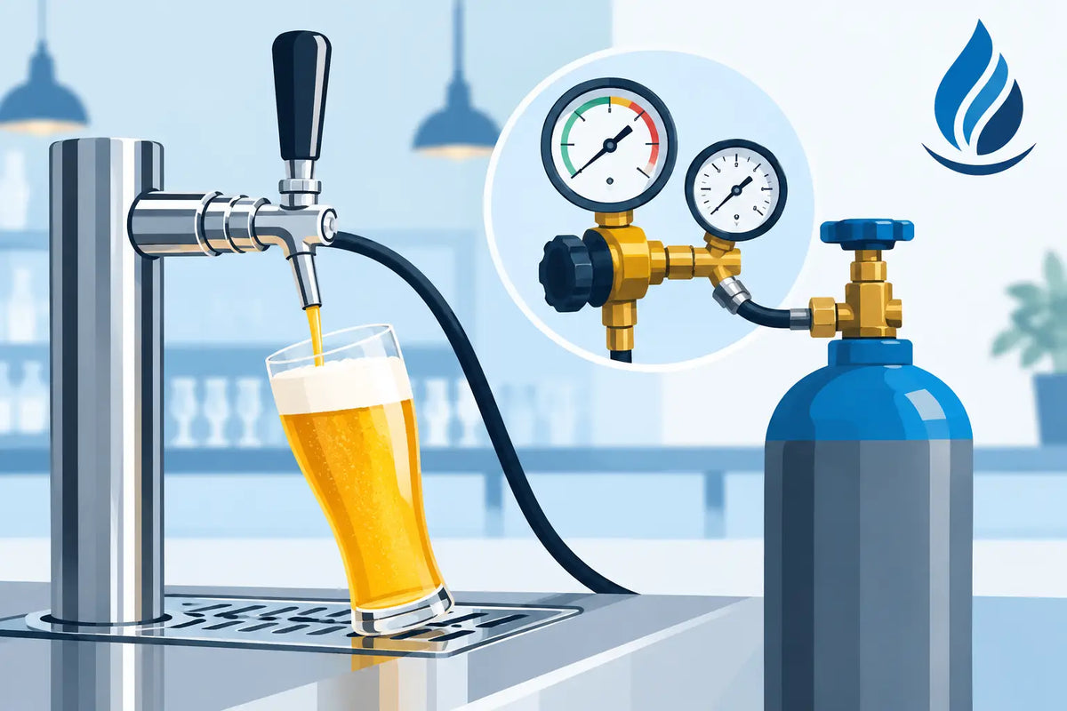 Welcher Druck für Schankgas richtig ist