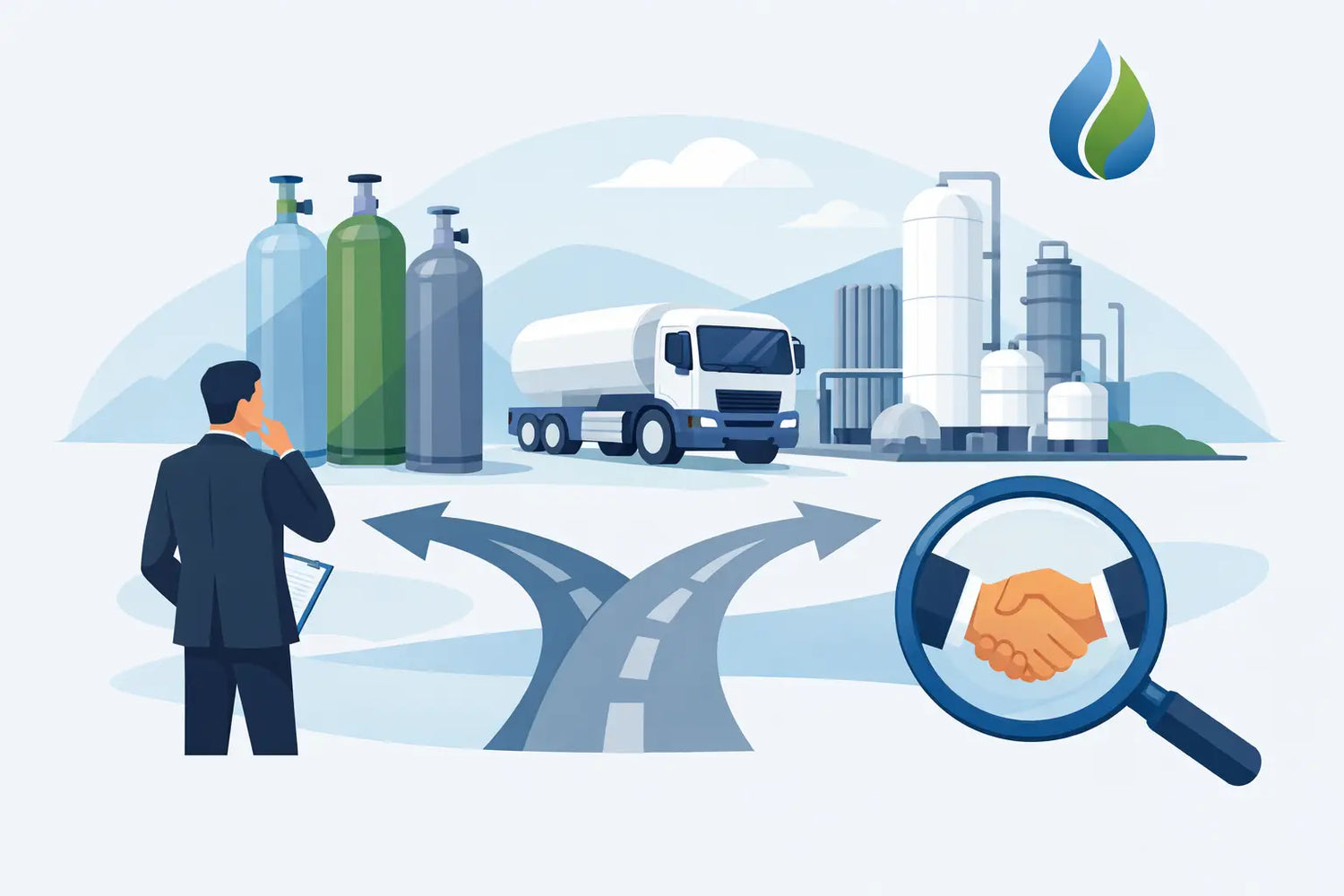 Industriegas Lieferanten richtig auswählen