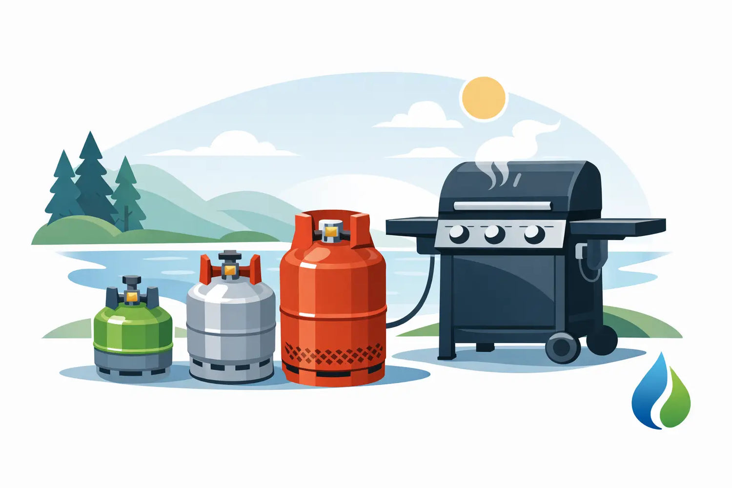Welche Gasflasche für den Gasgrill?