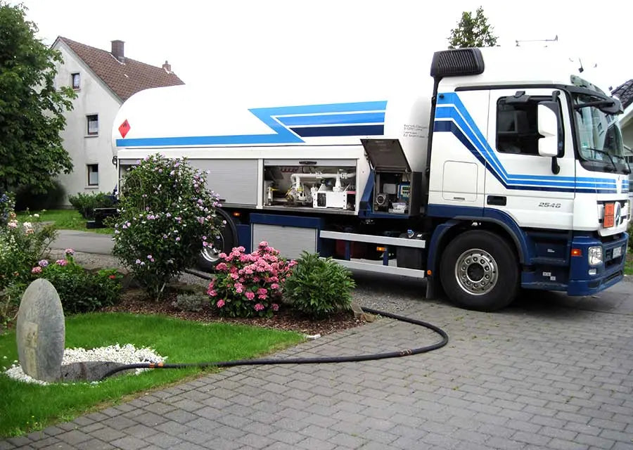 Tankwagen Gaslieferung