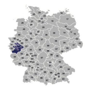 Karte Deutschland Flüssiggas Standorte