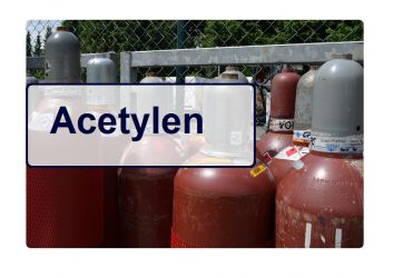 Acetylen Gasflaschen für Schweißen und Industrie