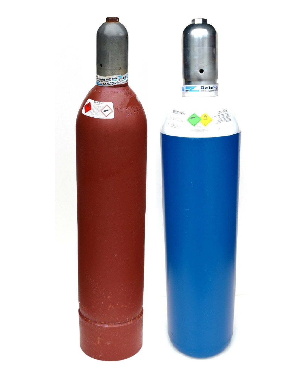 Acetylen + Sauerstoff Pärchen 20 Liter gefüllt