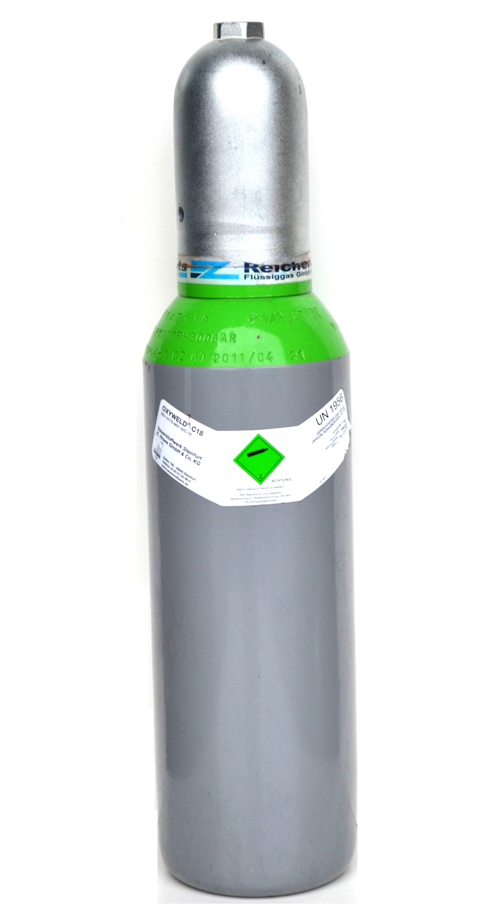 Schutzgas18 5 Liter gefüllt