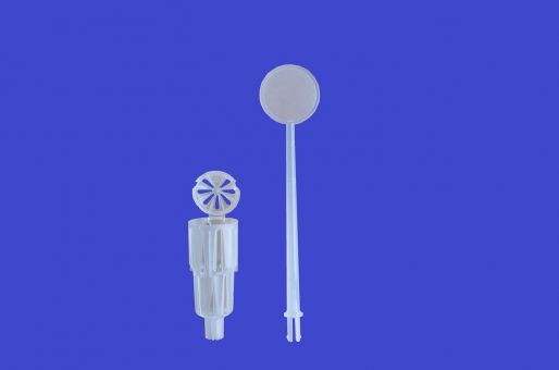 Trinkhalm mit Trockeneis für Getränke