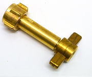 Gas Umfüllstutzen mit Flügelmutter